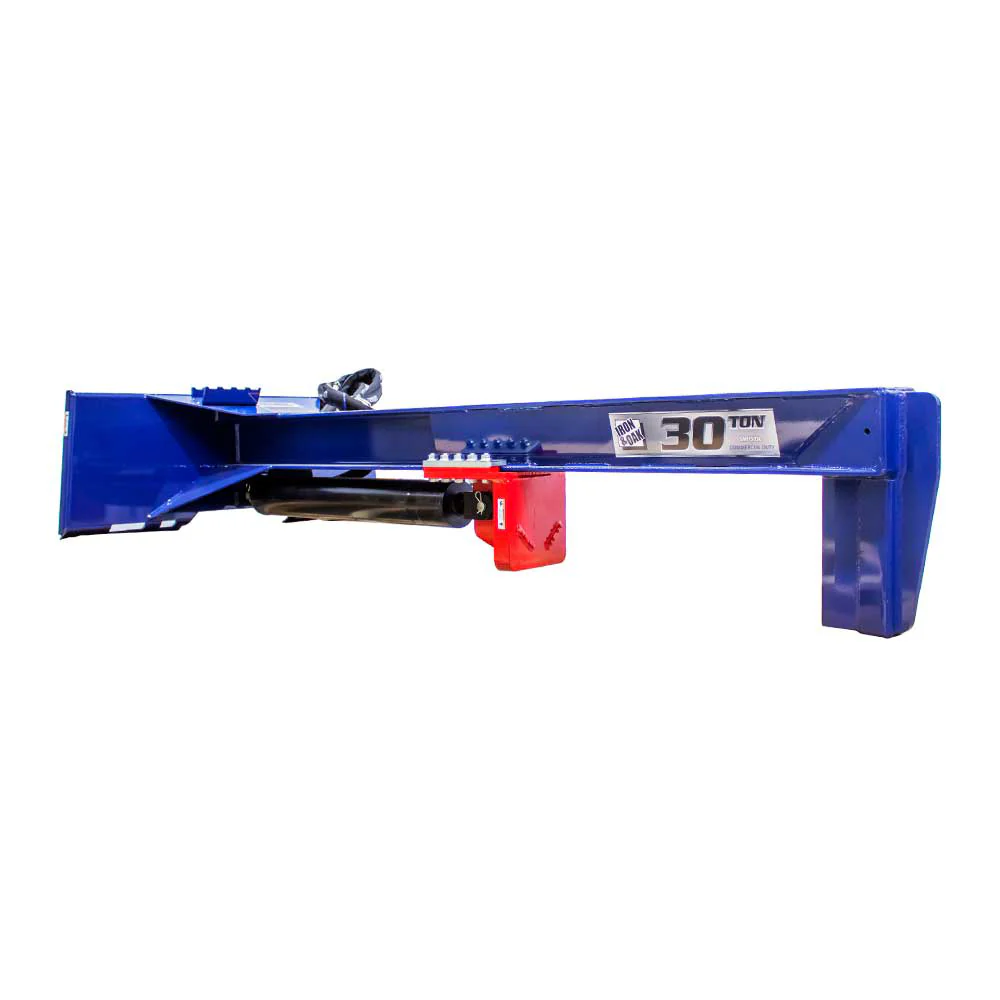 30 Ton Iron & Oak Upside Down Skid Steer Log Splitter 31" Open (SMH3030) - Image 9
