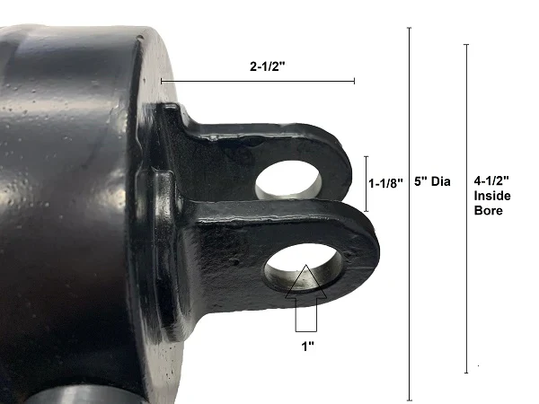 (BR004056R) Replacement Cylinder - BMC 4-1/2" X 24" X 2" (FITS: 24-26 TON MODELS) - Image 4