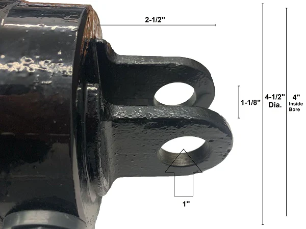 (BR004057R) Replacement Cylinder - BMC 4" X 24" X 1-3/4" (FITS: 20-22 TON MODELS) - Image 3