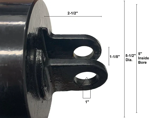 (BR004065R) Replacement Cylinder - BMC 5" X 24" X 2" (FITS: 30-34 TON MODELS) - Image 3