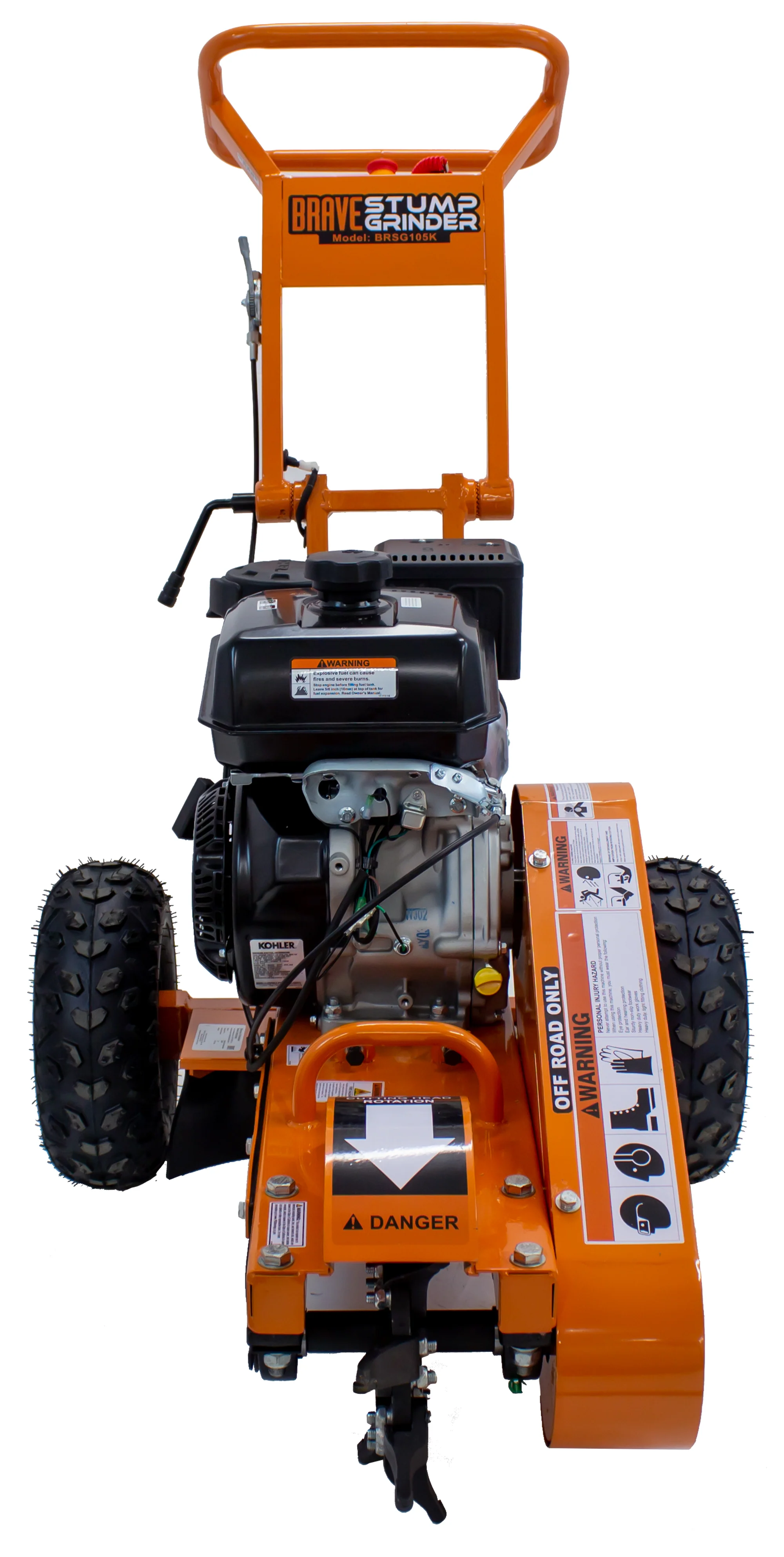Brave Walk Behind Stump Grinder Kohler 14 HP (BRSG105K) - Image 4