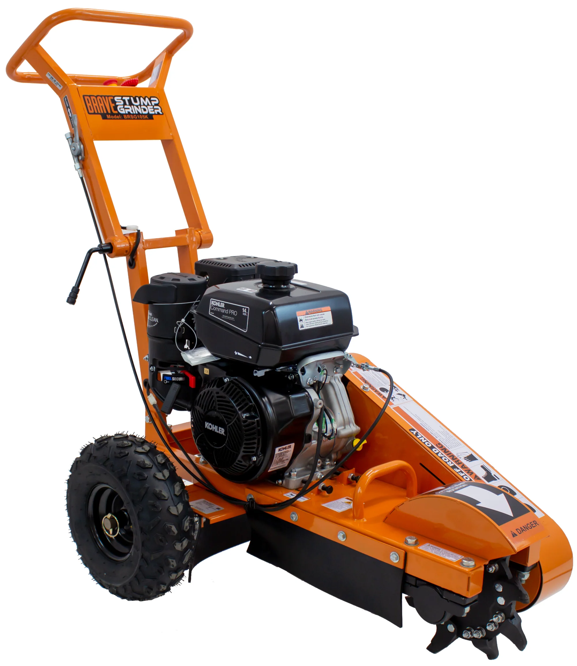 Brave Walk Behind Stump Grinder Kohler 14 HP (BRSG105K) - Image 5