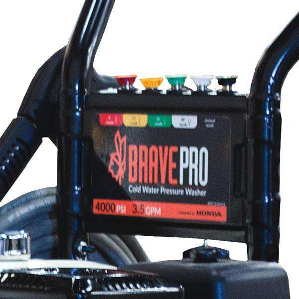 BravePro 4000 PSI Pressure Washer Honda GX390 (BRP3540HCA) - Image 3