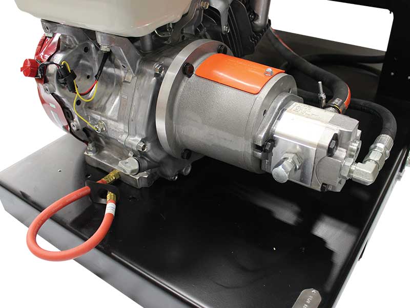 BravePro Hydra Buddy Electric Start Honda Skid-Mount Hydraulic Power Pack (HBHS310GXE) - Image 5