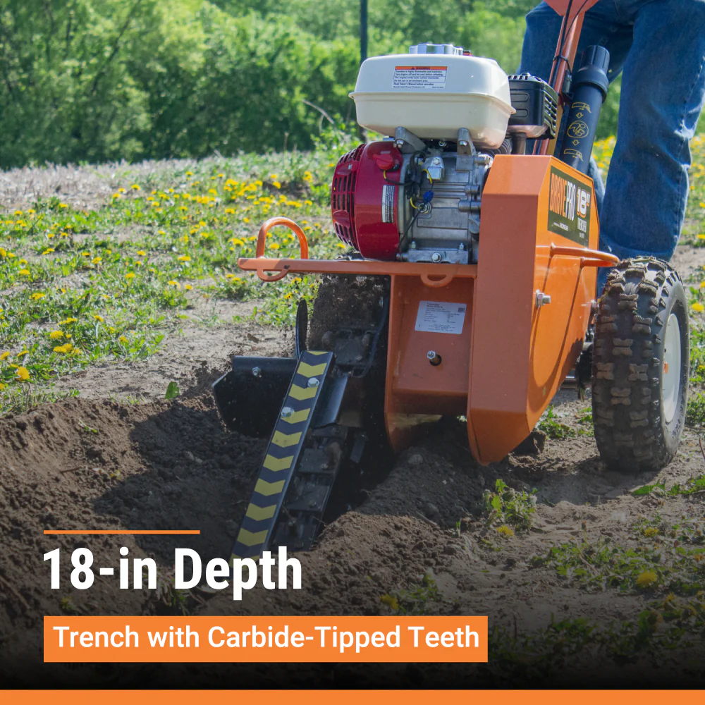 Brave Pro Trencher 18-In. Shark Chain GX160 (BRPT18) - Image 3