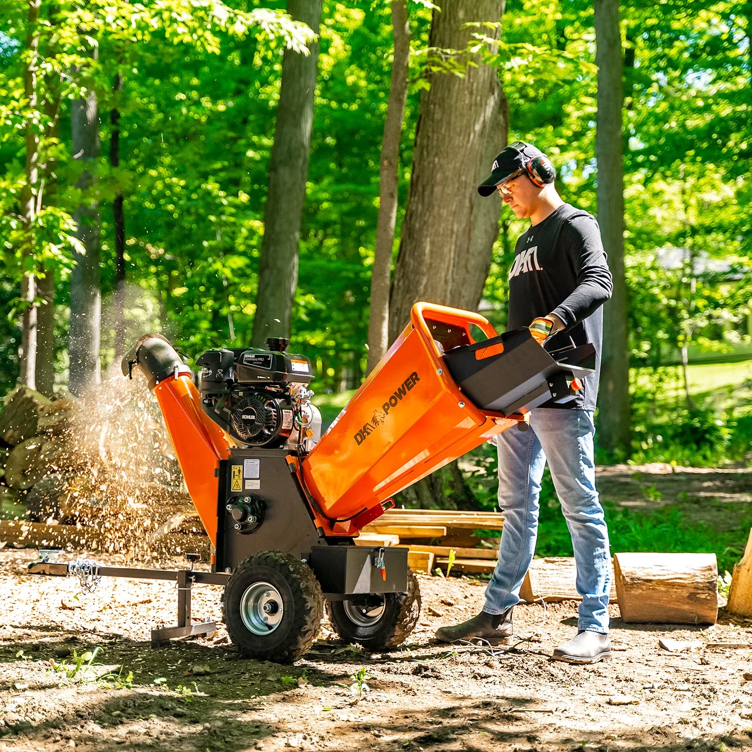 DK2 - 4 Inch Kinetic Drum Chipper (OPC524) - Image 8