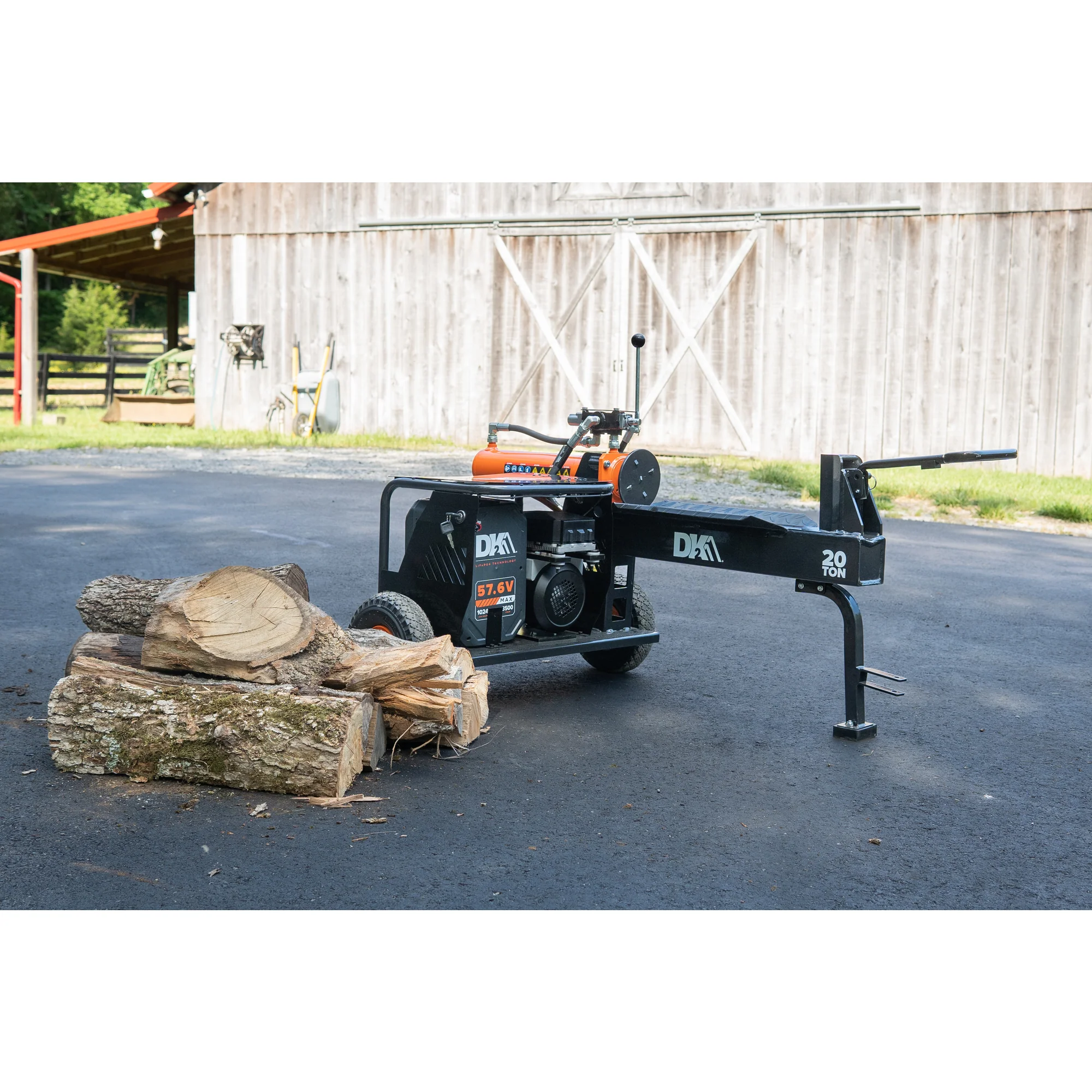 DK2 Elite Energy™ 20 Ton Battery Powered Electric Motor Hydraulic Log Splitter (OPS220EV-K) - Image 6