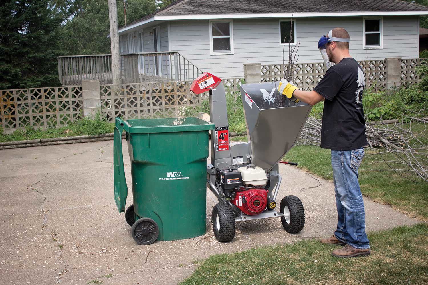 Dosko 4 Inch Honda Wood Chipper (13-21T-13H) - Image 17