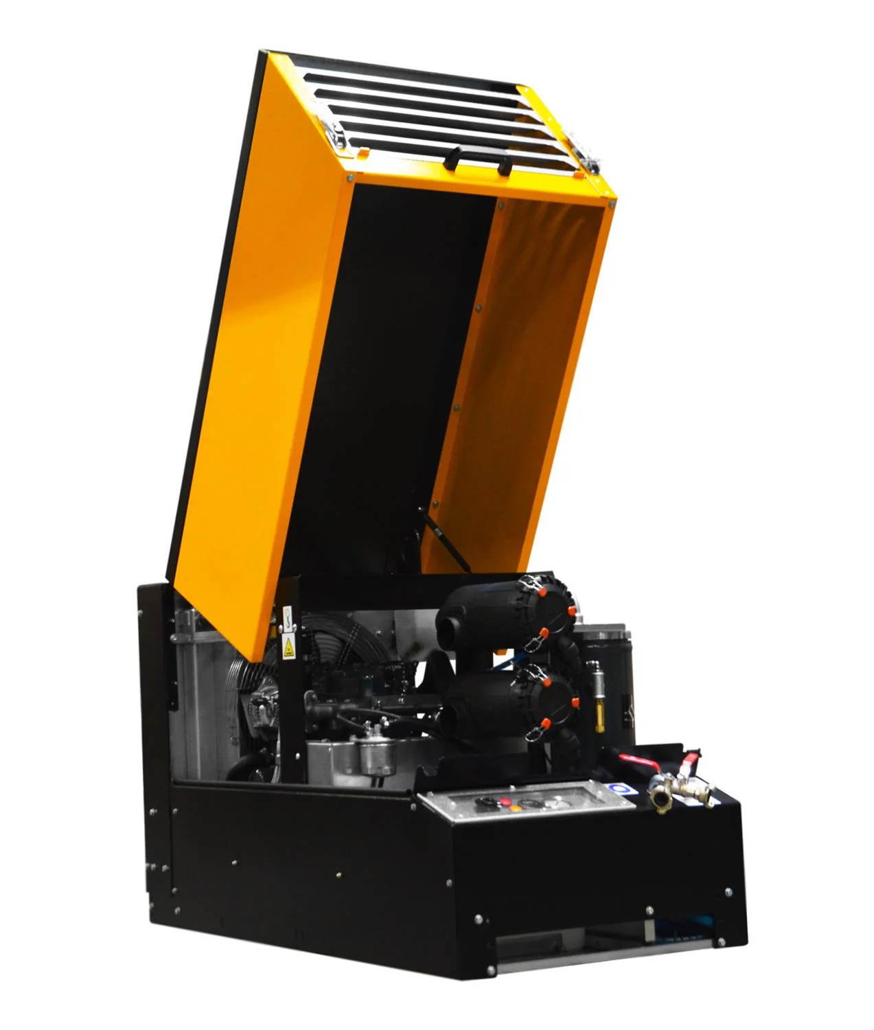 EMAX Trailer Mounted 24 HP Kubota Diesel 185 CFM Rotary Screw Compressor (EDS185TR.EMA) - Image 3