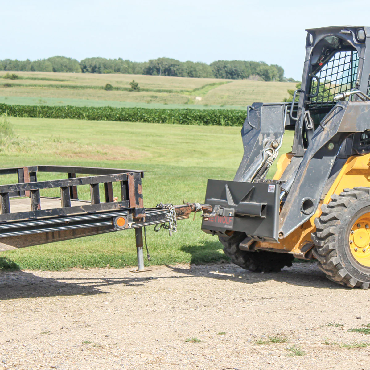 Grey Wolf™ Skid Steer Receiver Hitch Plate (1061) - Image 5