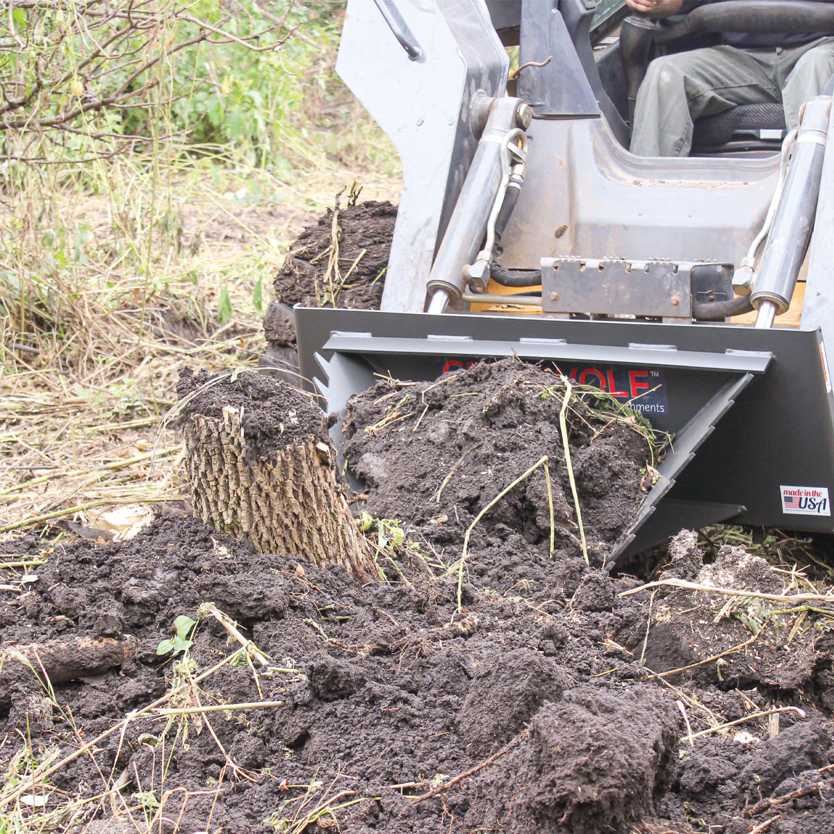 Grey Wolf™ Skid Steer Stump Bucket (1062) - Image 10