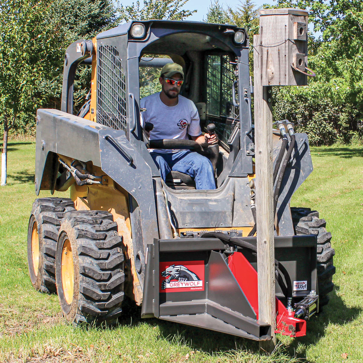 Grey Wolf™ Skid Steer Tree Puller Attachment (1067) - Image 10