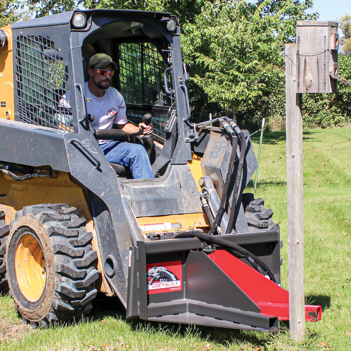 Grey Wolf™ Skid Steer Tree Puller Attachment (1067) - Image 9
