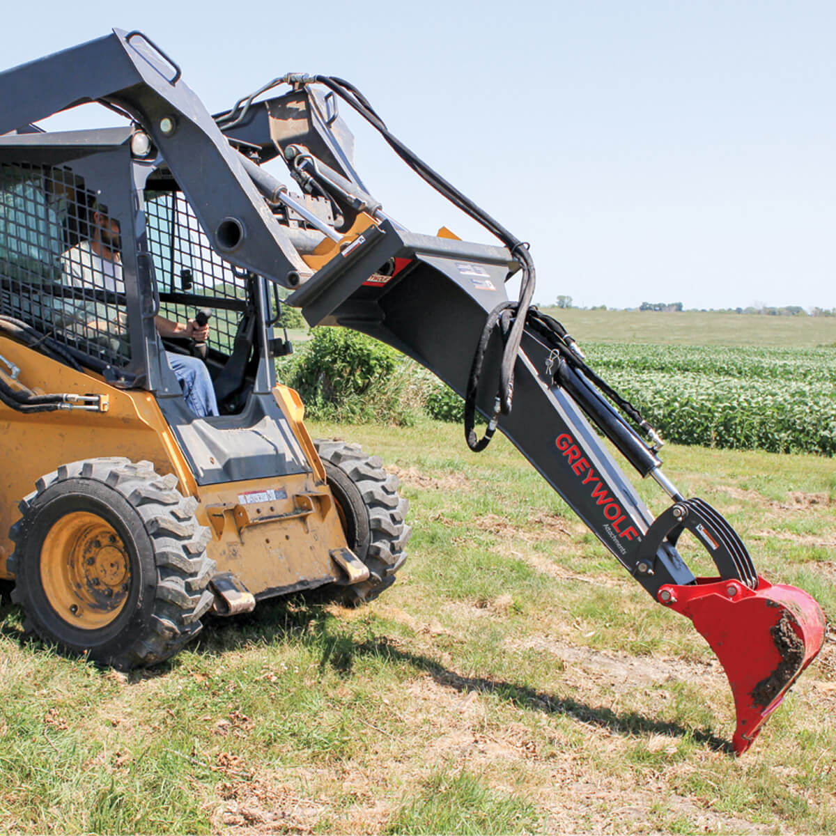 Grey Wolf™ Skid Steer Backhoe Attachment (1065) - Image 5
