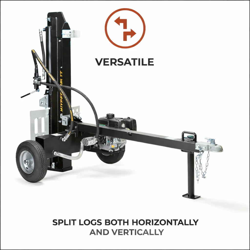 HyperSplit 25 Ton Fast Cycle Log Splitter Vertical/Horizontal 6.5 HP Briggs Engine (33-209) - Image 7
