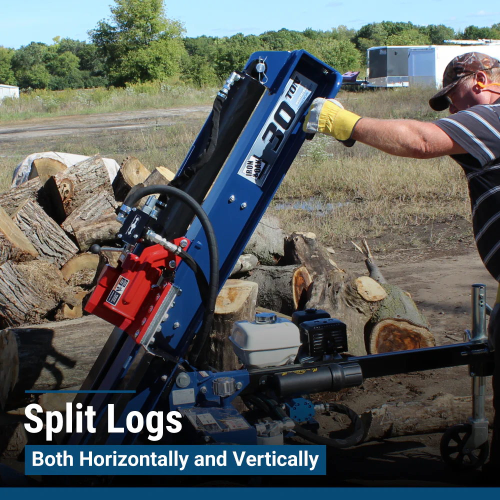 Iron and Oak 30 Ton Vertical Horizontal Log Splitter (BHVH3018GX) - Image 3