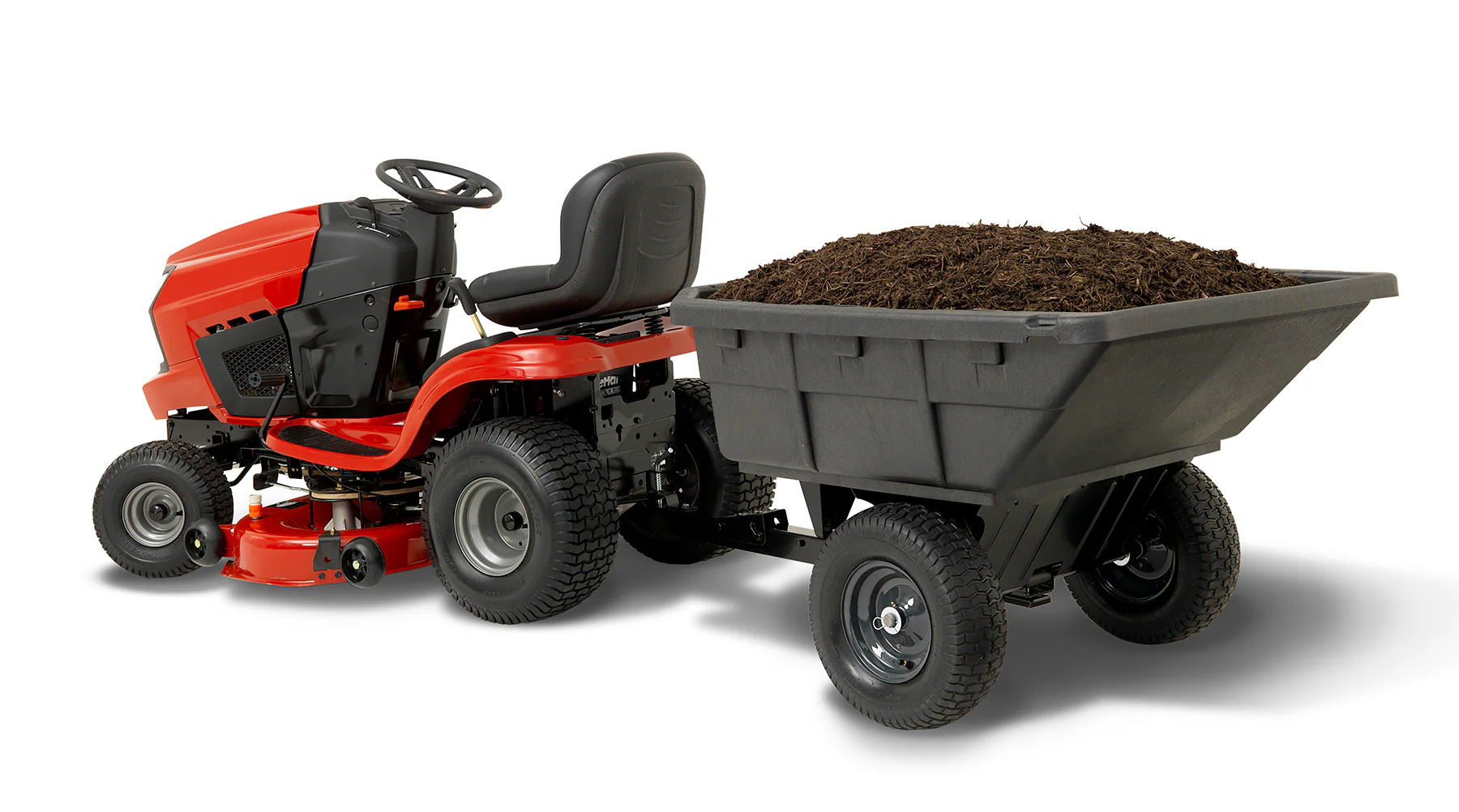 JRCO Poly Swivel Dump Cart Trailer 15 Cu. Ft. 1200 Lb. Capacity (GWG311138) - Image 3