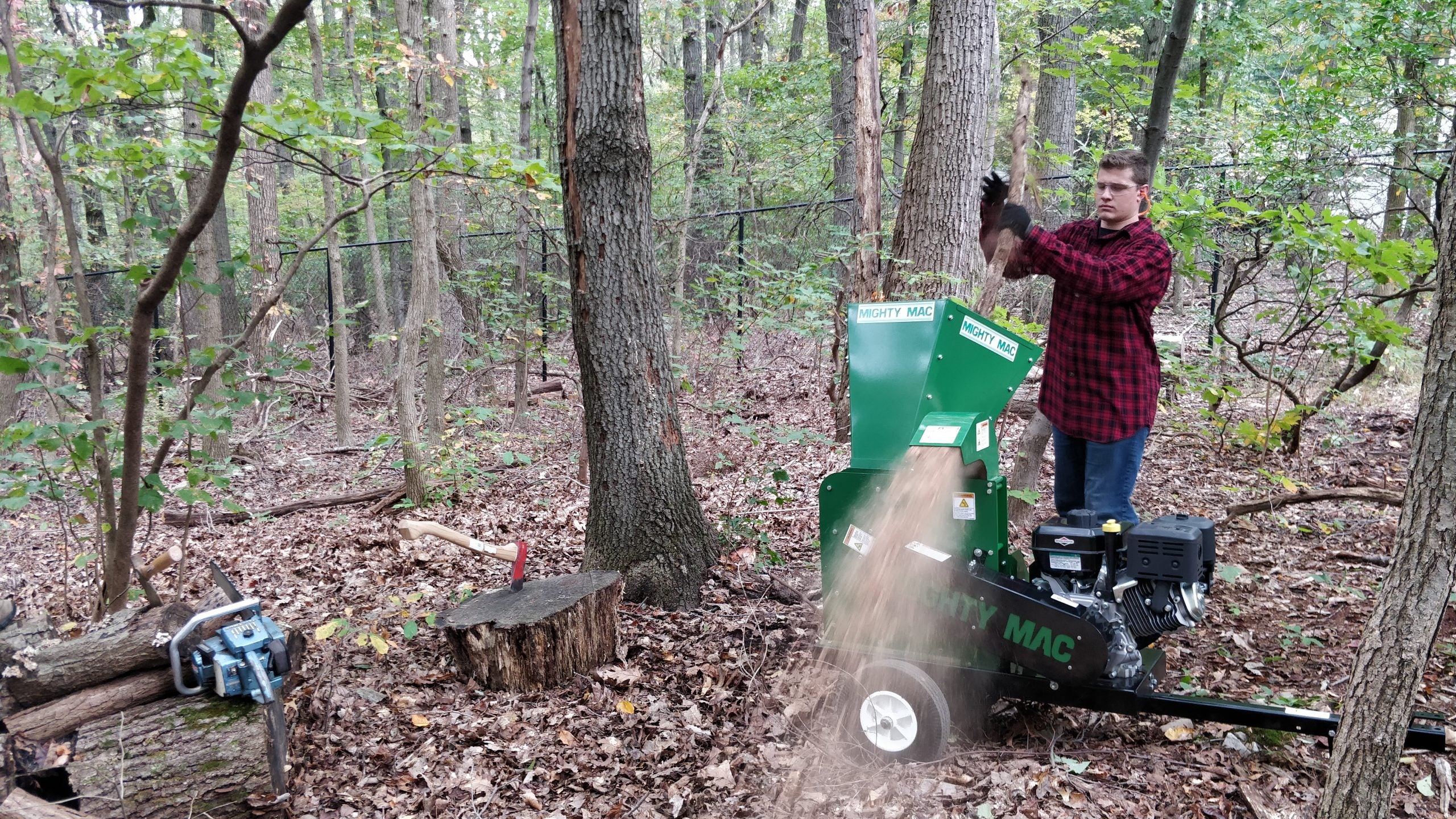 Mighty Mac™ Wood Chipper 4-3/4” Max Capacity - Electric Start 11.5HP Briggs (WC475E) - Image 6