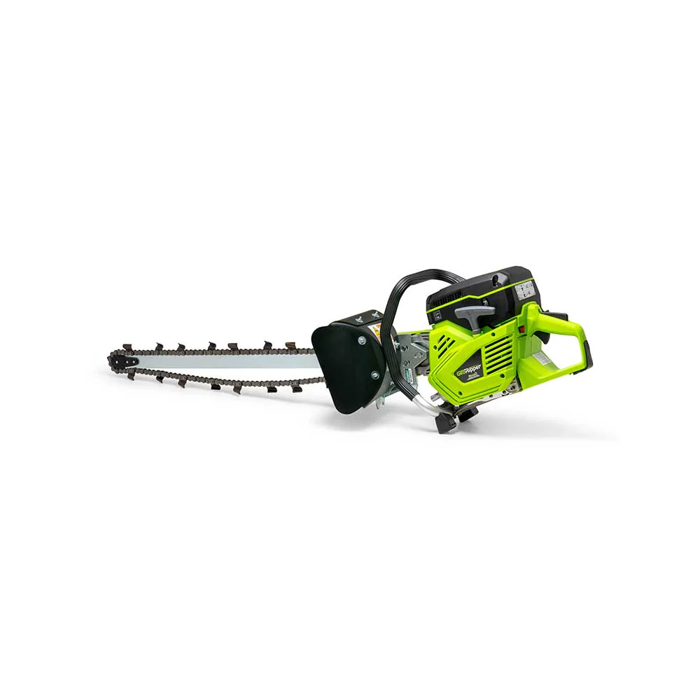 MiniTrencher™ GeoRipper 4.7HP 2-Stroke Engine 27-In. Max. Depth Mini Trencher w/ EZ Kart (GR727) - Image 5