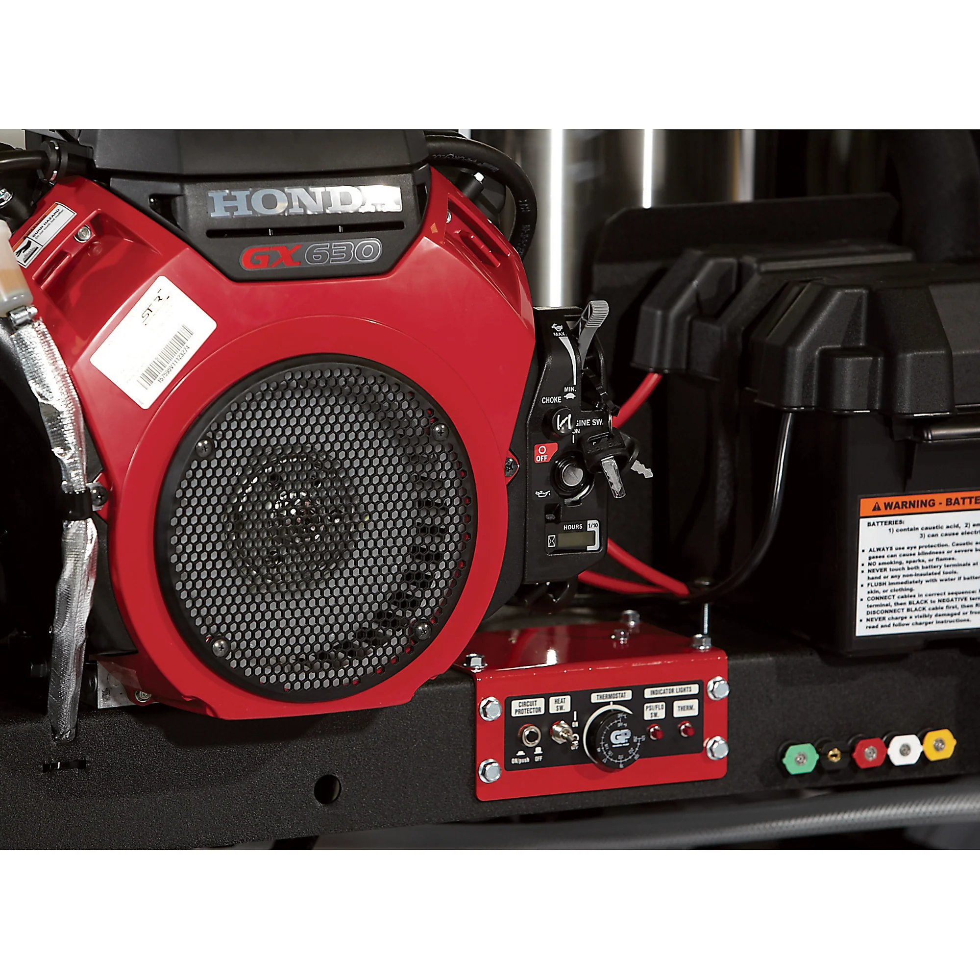 NorthStar® Trailer-Mounted Hot Water Commercial Pressure Washer, 4000 PSI, 4.0 GPM, Honda Engine, 200-Gal (157595) - Image 8