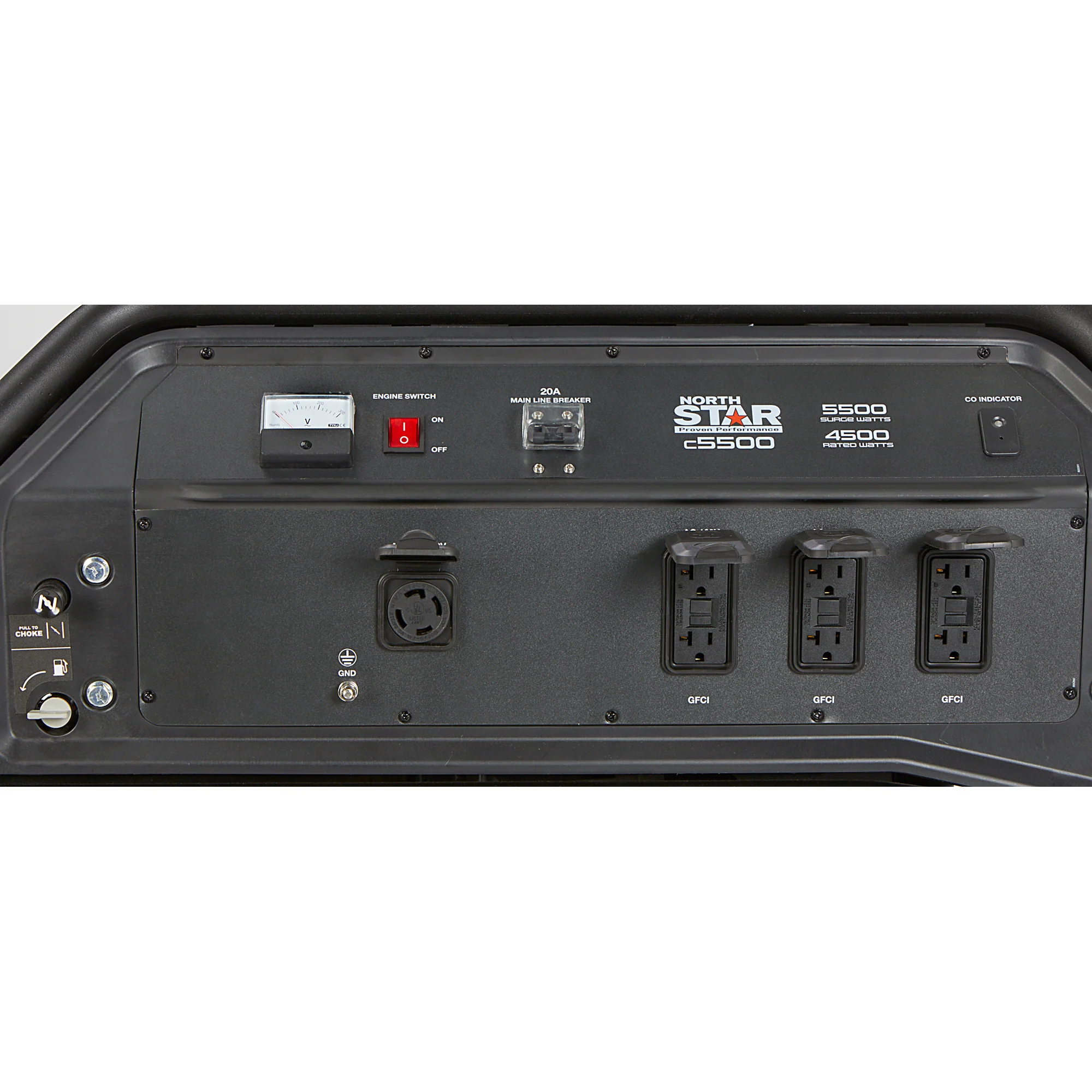 NorthStar® Commercial Grade Generator 5500 Surge Watts, 4500 Rated Watts, Honda GX270 (1654400) - Image 6