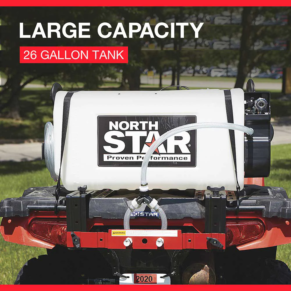 NorthStar® High-Flow ATV Boomless Broadcast and Spot Sprayer — 26-Gallon Capacity, 5.5 GPM (99907) - Image 5