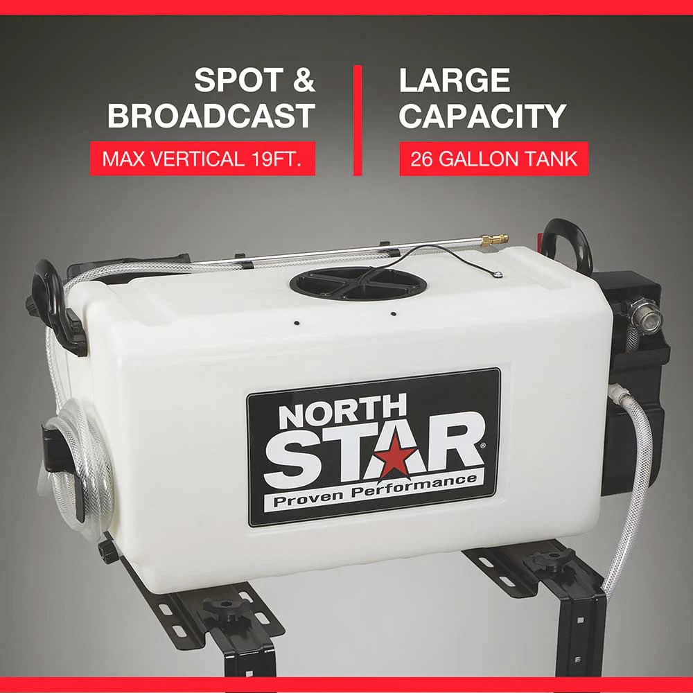 NorthStar® ATV Broadcast and Spot Sprayer with 2-Nozzle Boom— 26-Gallon Capacity, 2.2 GPM (99909) - Image 4