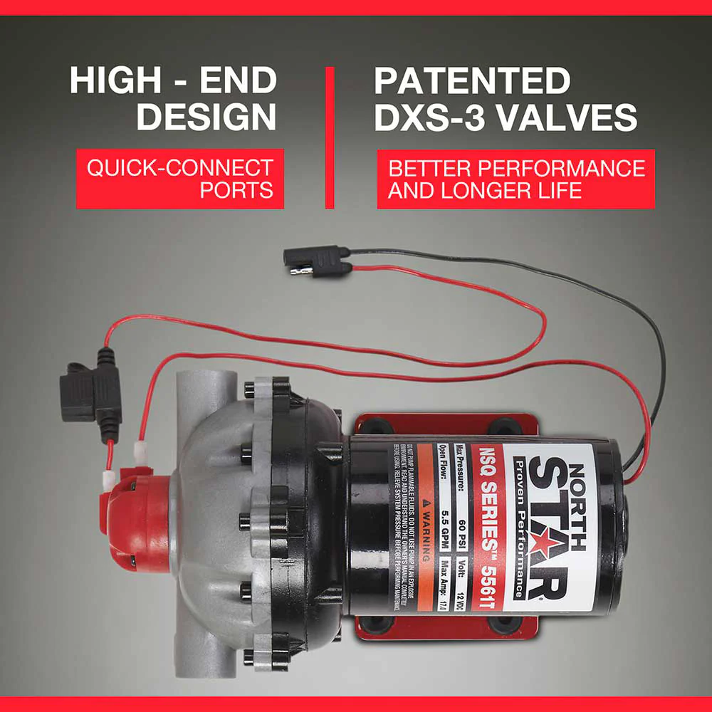 NorthStar® NSQ Series 12V On-Demand Sprayer Diaphragm Pump — 5.5 GPM (2685561) - Image 6