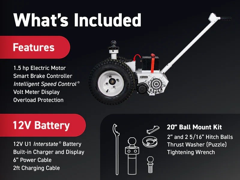 Parkit360° Battery Powered 12V Trailer Dolly 10,000 Capacity (FORCE-10K) - Image 7