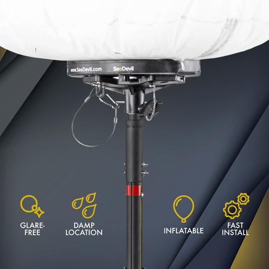 SeeDevil™ 300-Watt LED Balloon Light Kit - Image 4