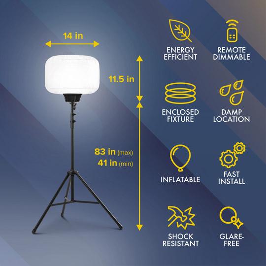 SeeDevil™ 60-Watt Balloon Light Kit - Image 6