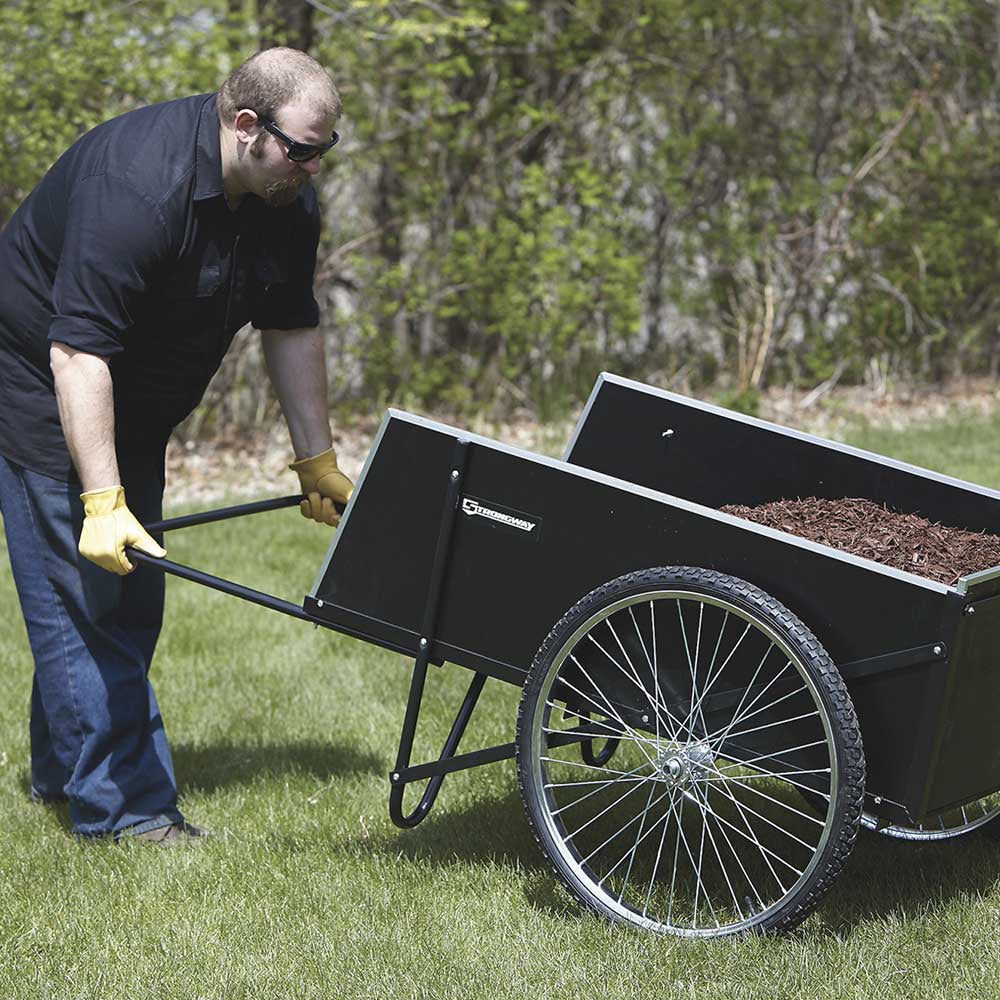 Strongway® Garden Cart — 400-lb. Capacity - 14 Cubic Foot Trailer (46441) - Image 6