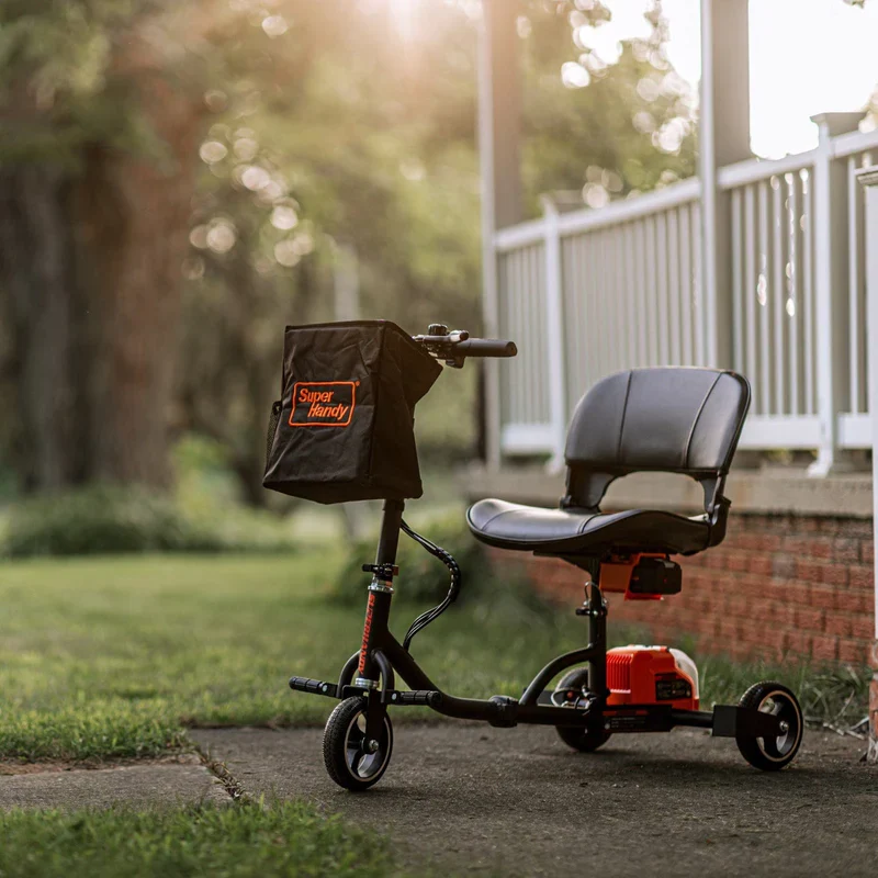 SuperHandy (GUT112) Passport 3 Wheeled Long Range Folding Mobility Scooter - Image 14