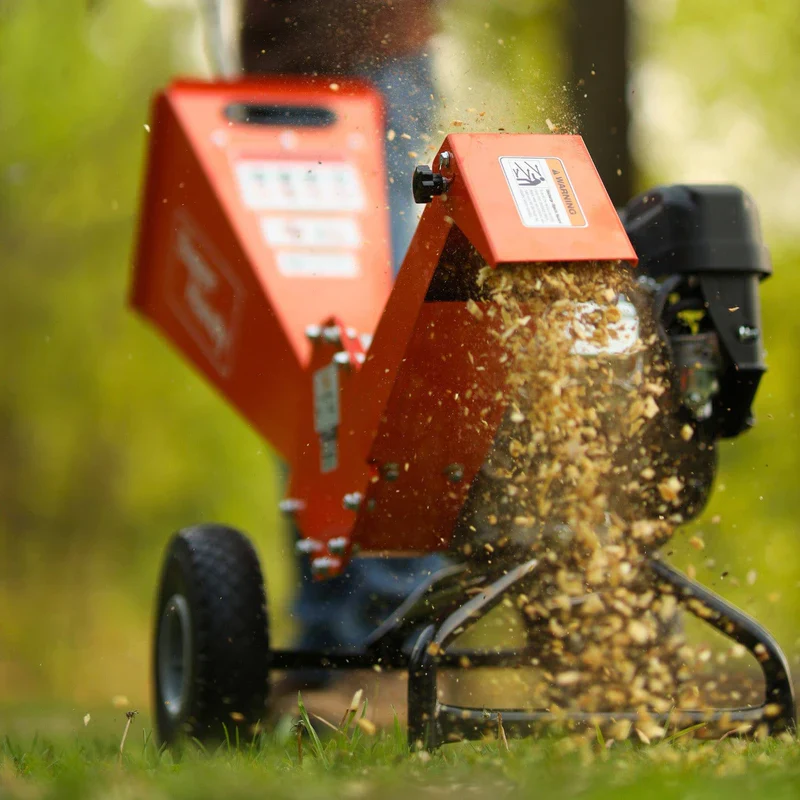 SuperHandy 3" Max Cutting - Compact Wood Chipper Mulcher - 7HP Gas Engine (GUO074) - Image 5