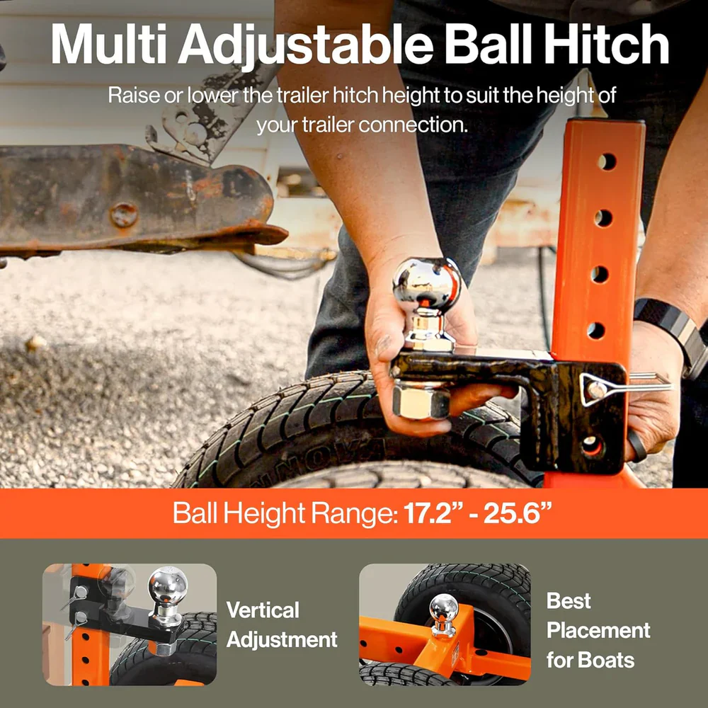 SuperHandy Electric 800W Self-Propelled Trailer Dolly 7500 LBS (GUO134) - Image 5