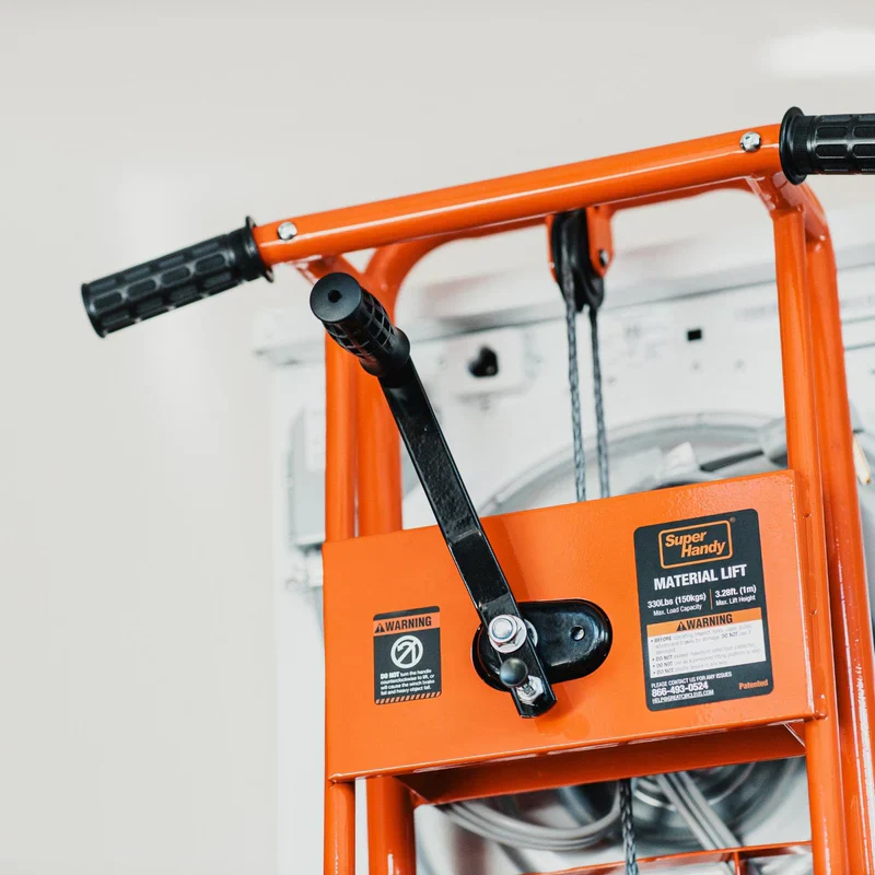 SuperHandy Material Stacker 330 lbs 40" Max Lift with a Flat Bed (GUO097) - Image 5